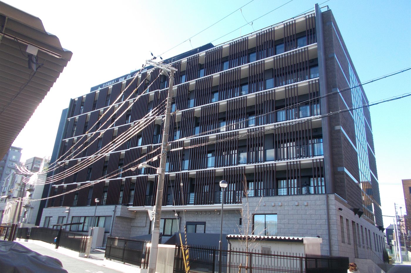 施工した福祉施設の外観